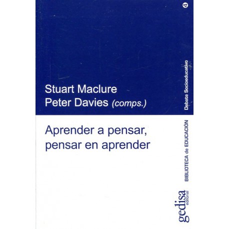 APRENDER A PENSAR, PENSAR EN APRENDER