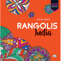 Color block. Rangolis India