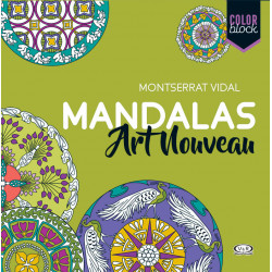 Color block. Mandalas Art Nouveau