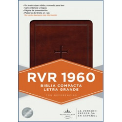 SANTA BIBLIA COMPACTA RVR 1960 MARRON