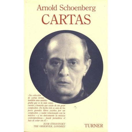 ARNOLD SCHOENBERG CARTAS